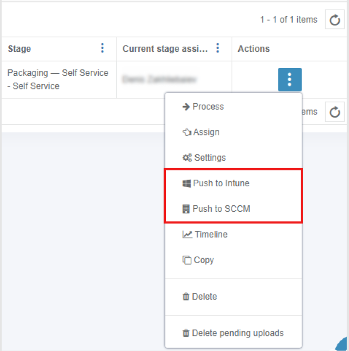 Deploy application to Intune or SCCM