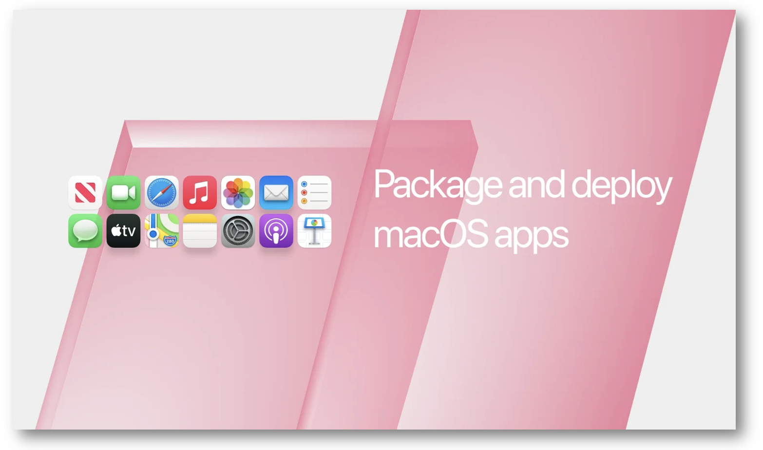 Application Packaging for MAC Application Packaging for MAC